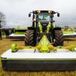 Claas Axion and mowers